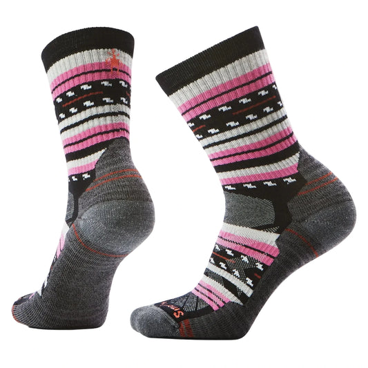 Smartwool Women's Hike Light Cushion Margarita Crew Socks - Black