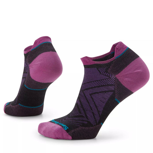 Smartwool Women's Run Zero Cushion Low Ankle Socks - Charcoal