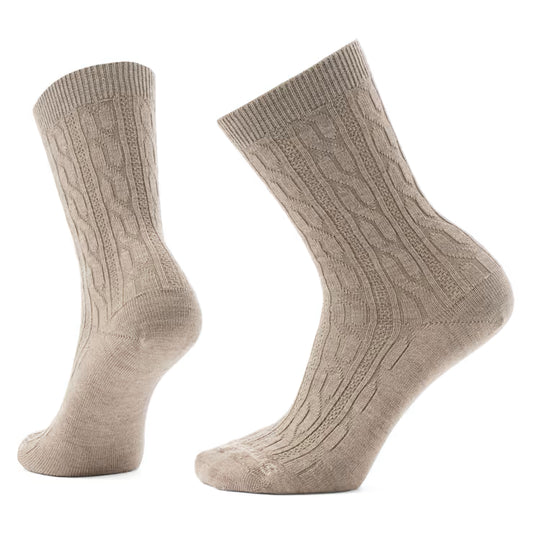 Smartwool Women's Everyday Cable Crew Socks Fossil