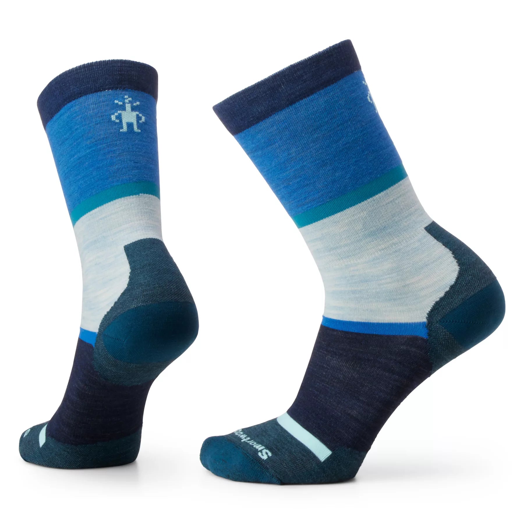 Smartwool Everyday Robbers Roost Zero Cushion Crew Socks - Laguna Blue ...