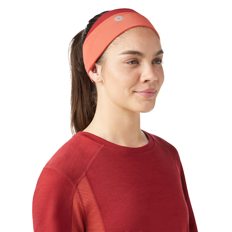 Smartwool Ultralite Weight Headband - Coral/Reef
