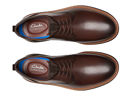 Clarks Men's Brantin Oxford - Dark Brown