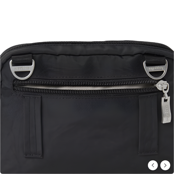 Baggallini Women's Triple Zip Bag - Black