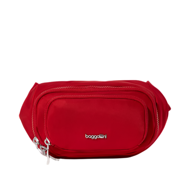 Baggalini Women's On The Go Belt Bag - Crimson Red