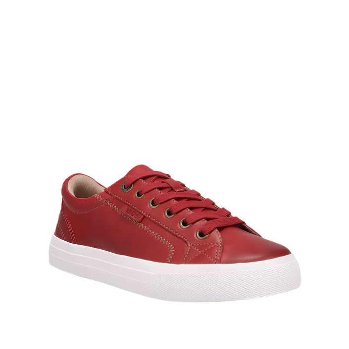 Taos Womens Plim Soul Lux Red Leather