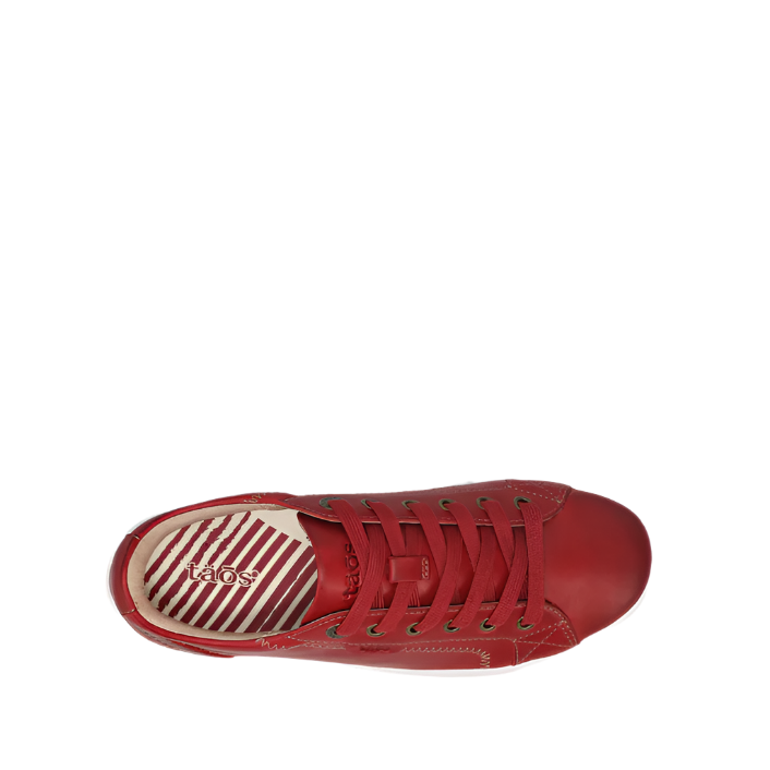 Taos Womens Plim Soul Lux Red Leather