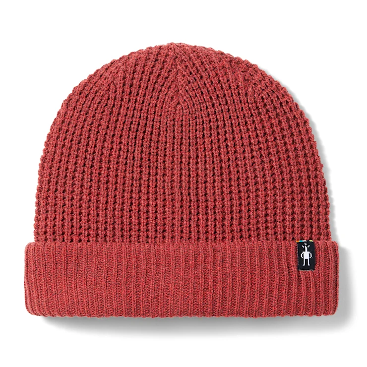 Smartwool Unisex Creek Run Waffle Knit Beanie - Currant Heather