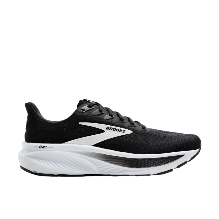 Brooks Women's Ghost 17 Dynamic Road Running Sneaker - Black/Grey/White
