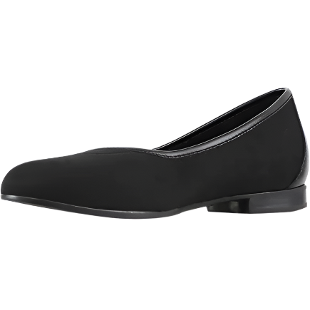 Munro Women's Emerald Envelope Flat - Black Leather