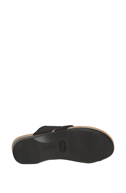 Munro Women's Aries Comfortable Sandal - Black Fabric