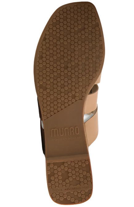 Munro Women's Carrera Sandal - Tan Leather