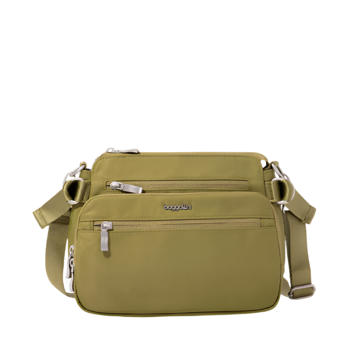 Baggallini Marais Crossbody Bag - Sage Twill