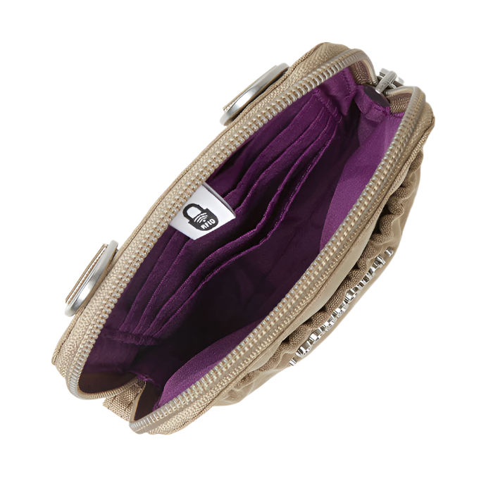 Baggallini Bryant RFID Protection Pouch Bag - Beach