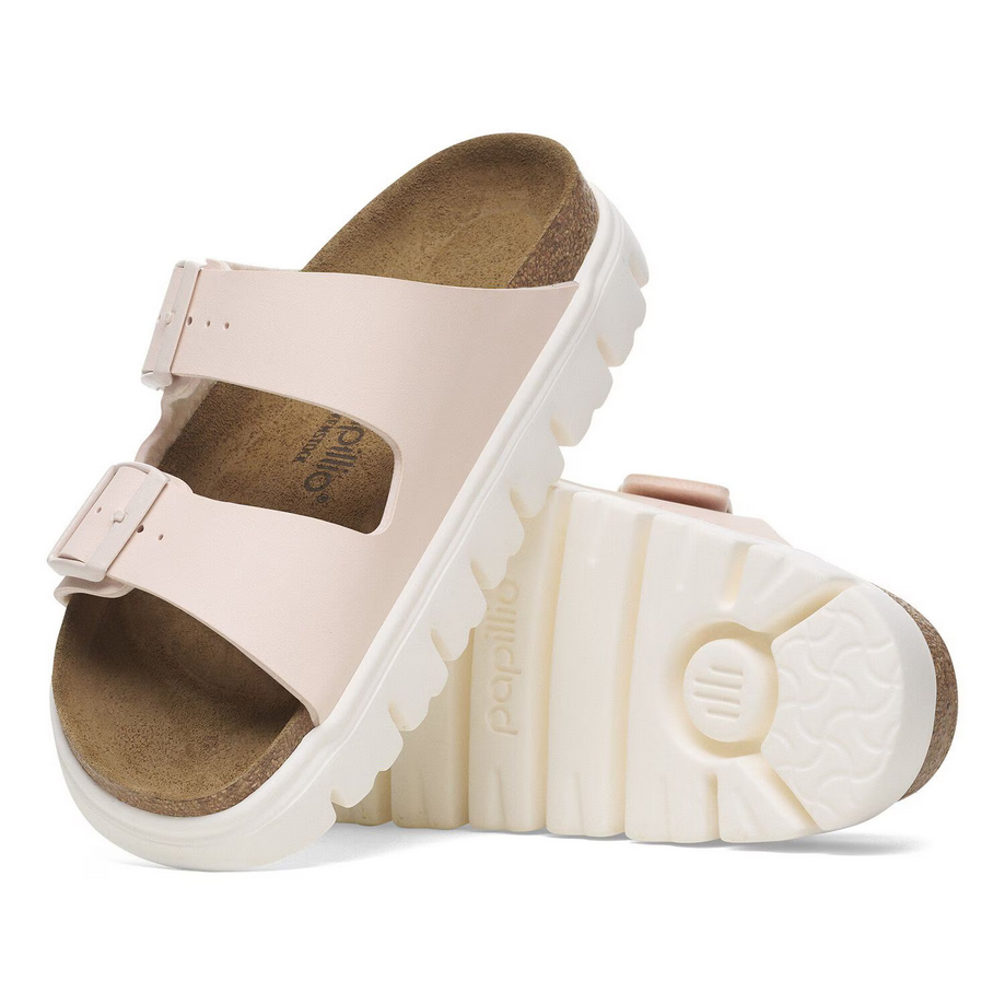Papillio by Birkenstock Women's Arizona Birko-Flor Chunky Sandal - Light Rose