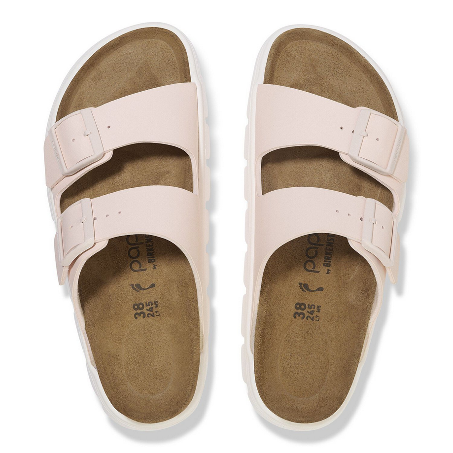 Papillio by Birkenstock Women's Arizona Birko-Flor Chunky Sandal - Light Rose