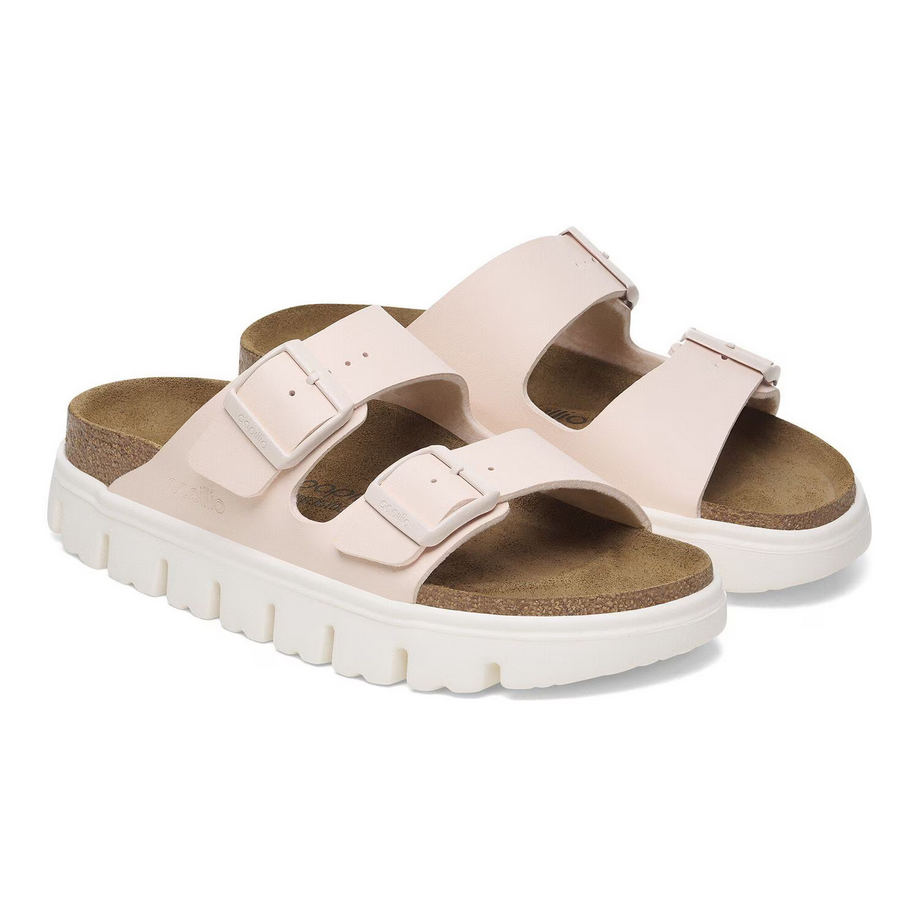 Papillio by Birkenstock Women's Arizona Birko-Flor Chunky Sandal - Light Rose