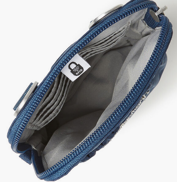 Baggallini Bryant RFID Protection Pouch Bag - Pacific
