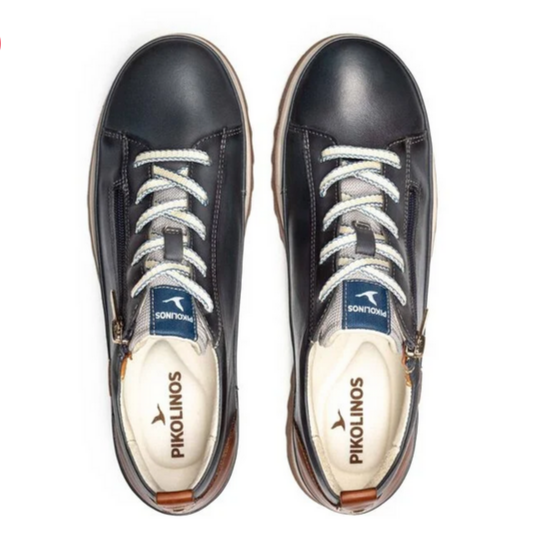 Pikolinos Women's Vigo Leather Sneakers - Ocean