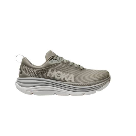 HOKA ONE Men's Gaviota 5 Everyday Running Sneaker - Barley/Oat Milk