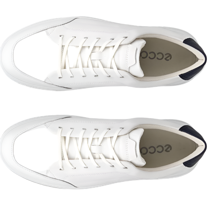 Ecco Men's Move Sneaker - White/Marine