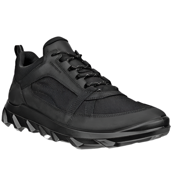 Ecco Men's Mx Low Nubuck Waterproof Sneaker - Black