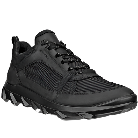 Ecco Men's Mx Low Nubuck Waterproof Sneaker - Black