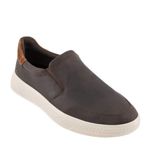 Ecco Men's Move Slip On - Coffee/Carmel