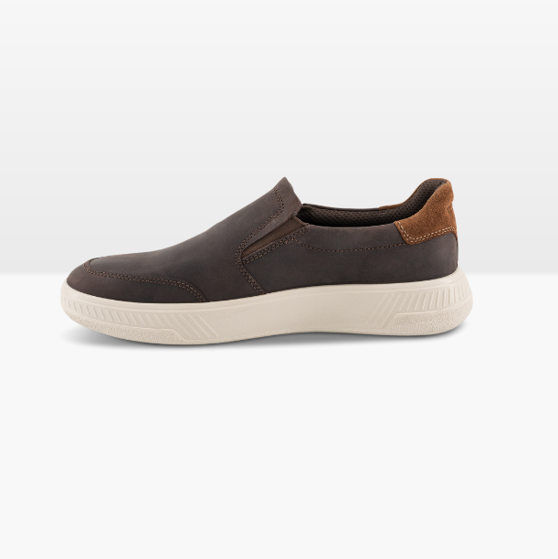 Ecco Men's Move Slip On - Coffee/Carmel