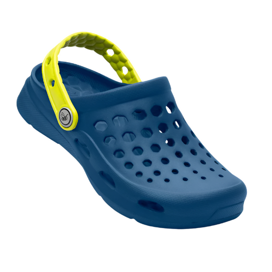 Joybees Kids Active Clogs - Navy/Citrus