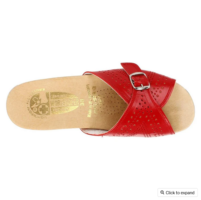 Wörishofer Women's 251 Sandal - Red