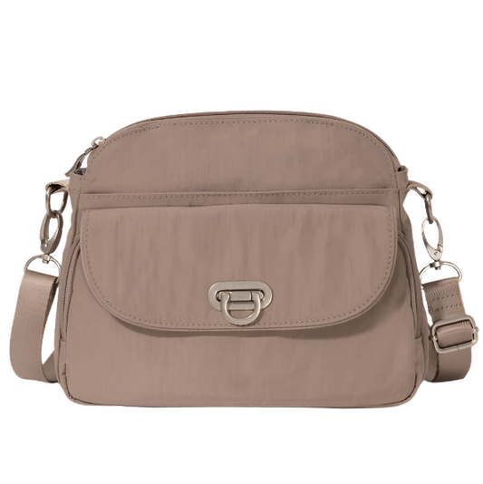 Baggallini Flip Lock Crossbody - Moonrock