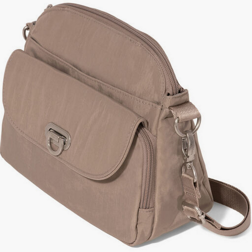 Baggallini Flip Lock Crossbody - Moonrock