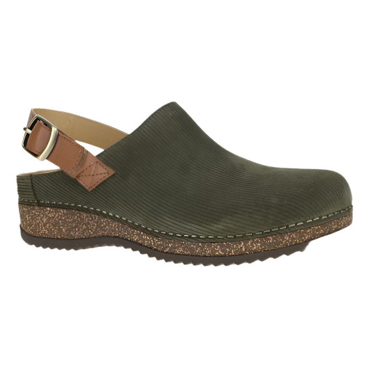 Dansko Women's Merrin Mule - Olive Embossed Suede