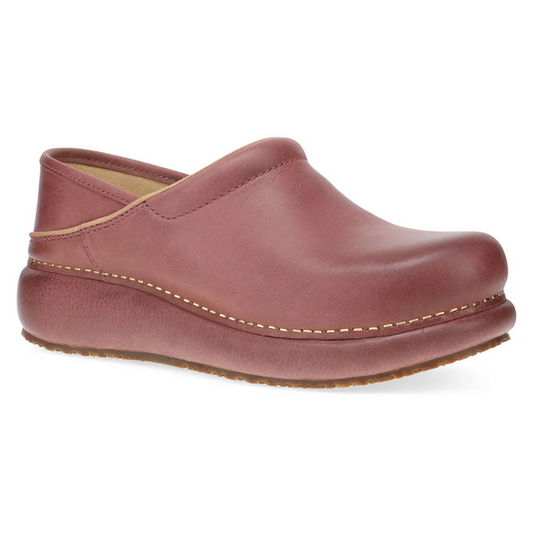 Dansko Women's Platform Pro Nubuck Clog - Rose Burnished
