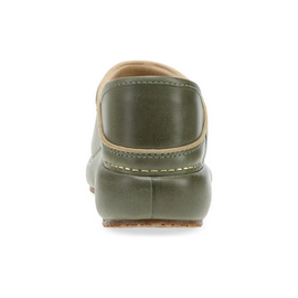 Dansko Women's Platform Pro Nubuck Clog - Green Burnished