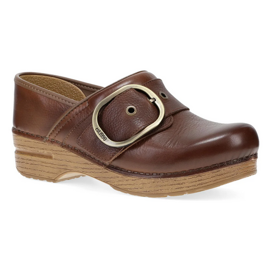 Dansko Women's Pearson Clog - Brown Waxy Milled
