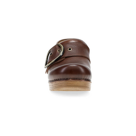 Dansko Women's Pearson Clog - Brown Waxy Milled
