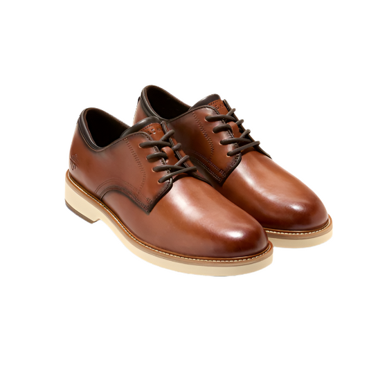 Cole Haan Men's American Classics Montrose Plain Toe Oxfords - British Tan/Ivory