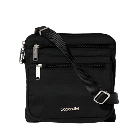 Baggalini Women's Securtex Anti-Theft Handbag - Black