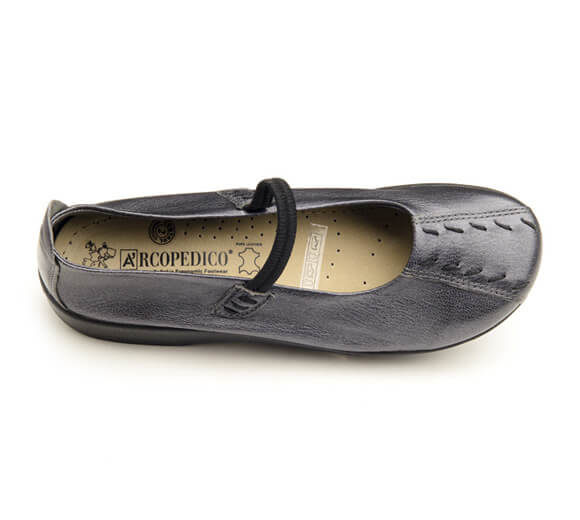 Arcopedico Women's Shawna Mary Jane Shoe - Pewter
