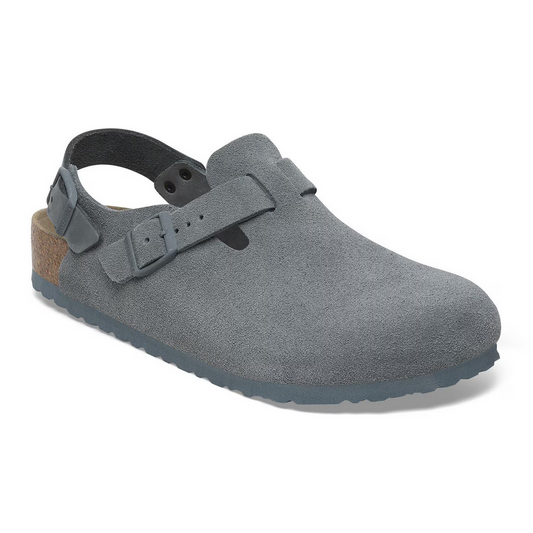 Birkenstock Women's Tokio Clog - Basalt Gray Suede
