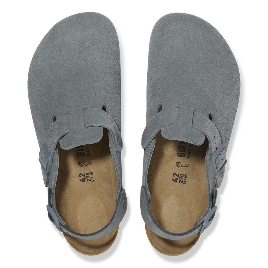 Birkenstock Women's Tokio Clog - Basalt Gray Suede