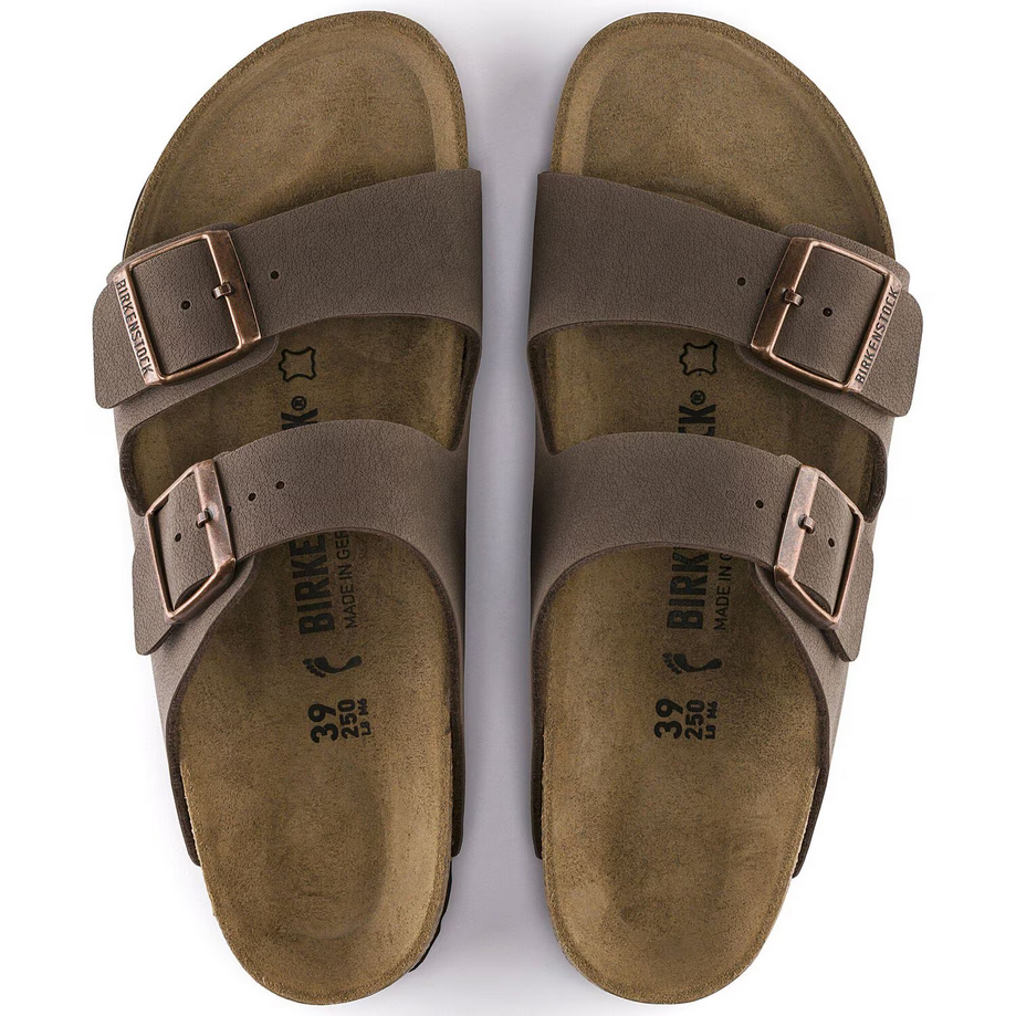 Birkenstock Unisex Arizona Birkibuc - Mocha
