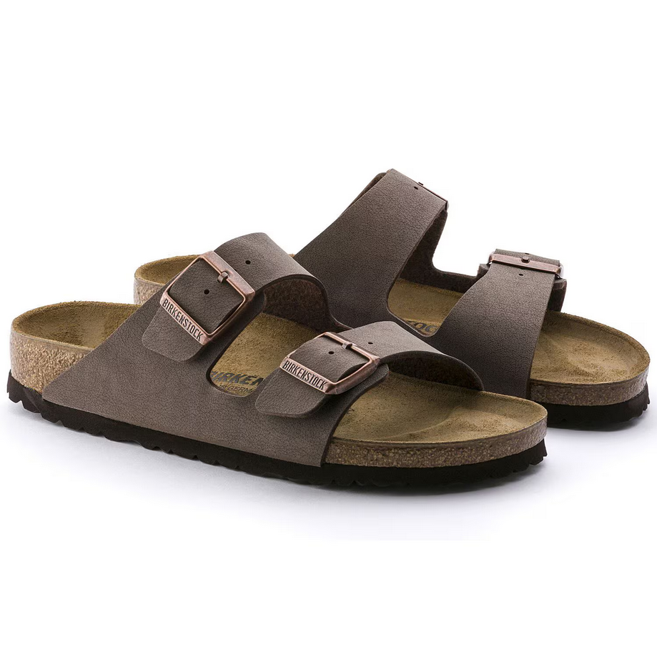 Birkenstock Unisex Arizona Birkibuc - Mocha