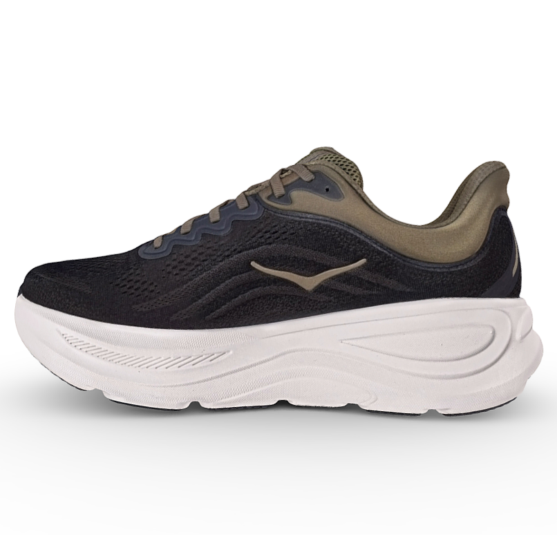 Hoka Men's Bondi 9 Running Shoe - Black/River Rock