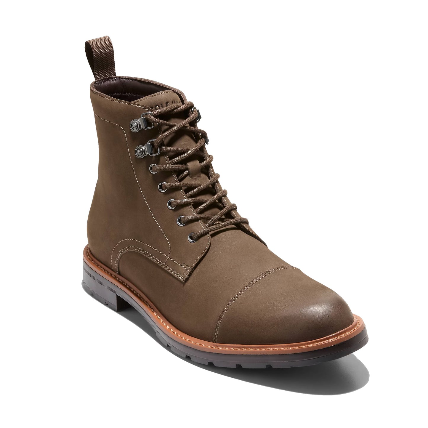 Cole Haan Men's Chamberlin Grand Boots - TRUFFLE NUBUCK / DK BROWN