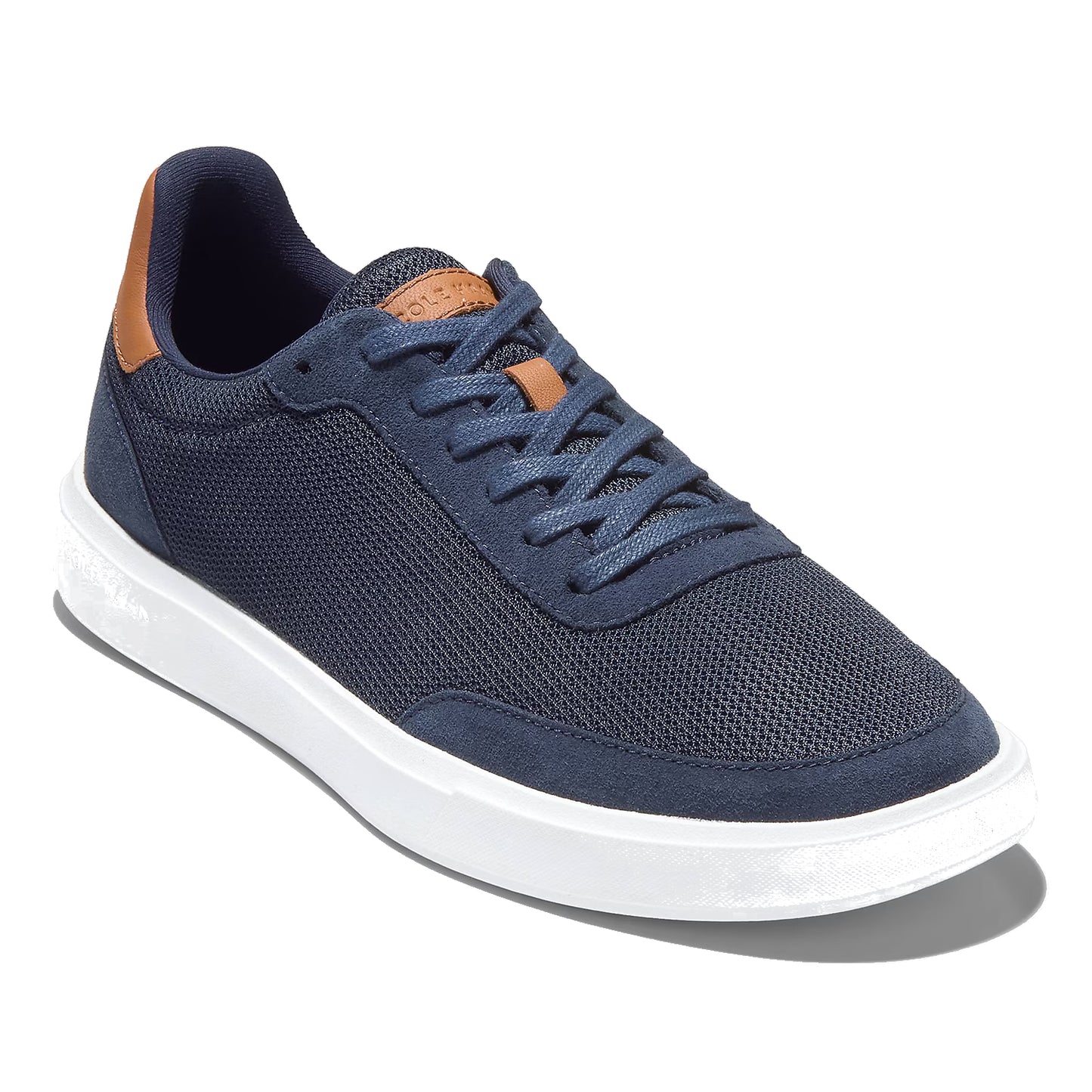 Cole Haan Men's GrandCourt Sideserve Shoes - Navy Blazer / Optic White