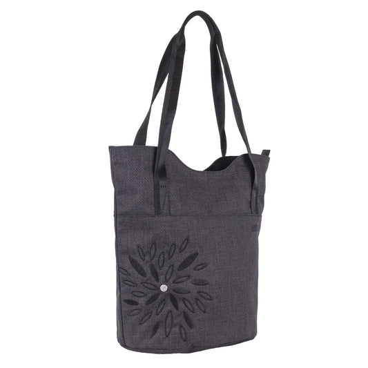 Haiku Ridgeway Tote - Black and Bloom