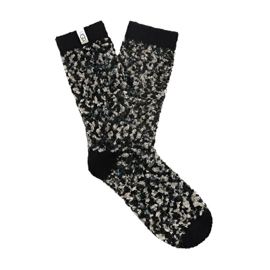 UGG® Women's Cozy Chenille Sock - Black/Grey