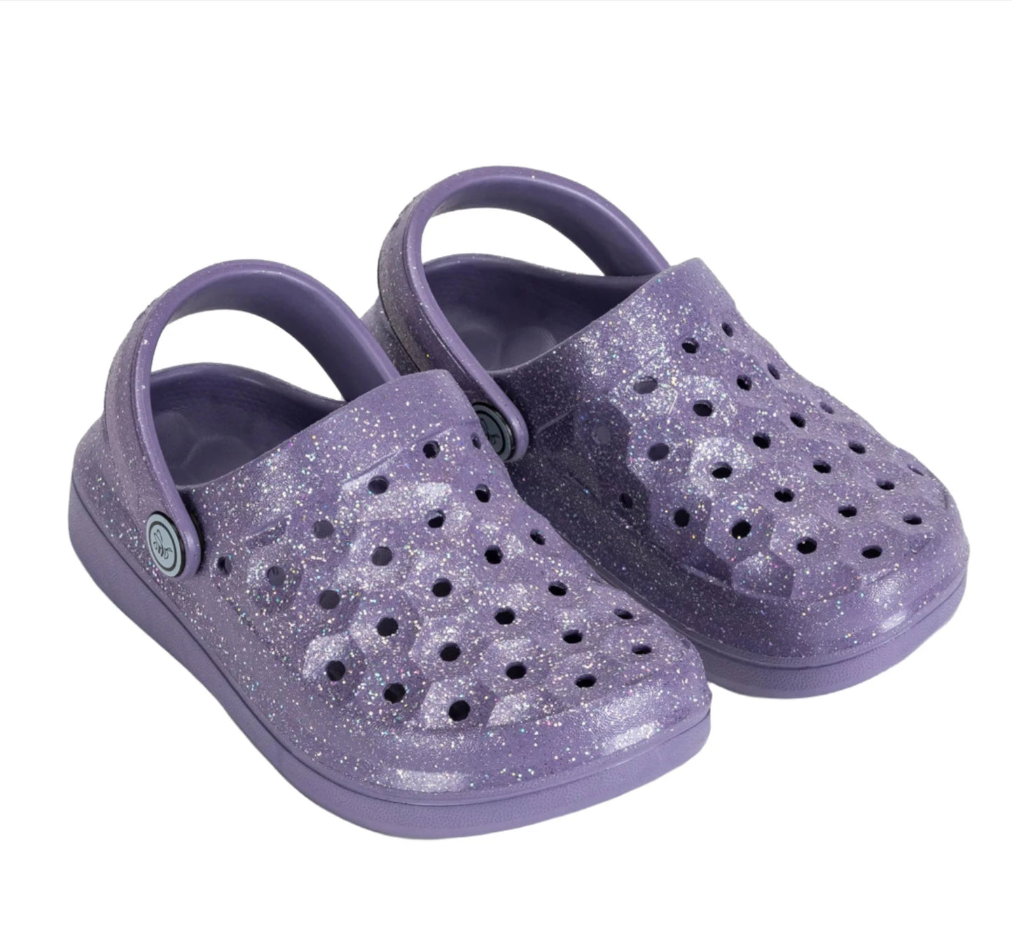 Joybees Kids Varsity Clog - Glitter Enchantment Purple